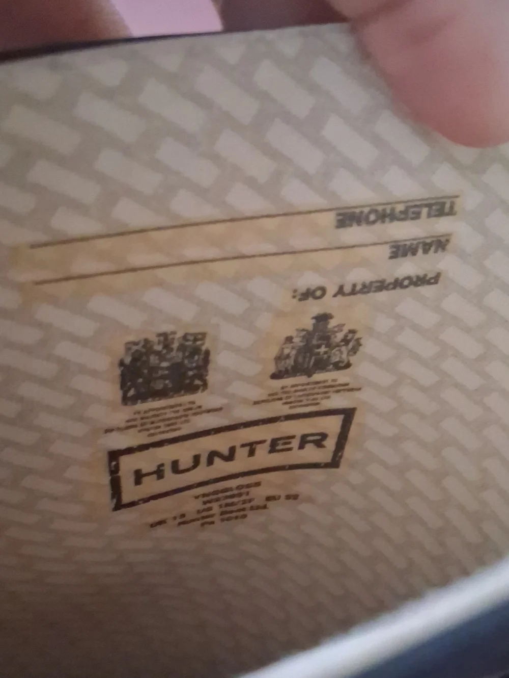Hunter classic tall